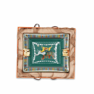CIGARLOONG Ceramic Cigar Ashtray - Dark green