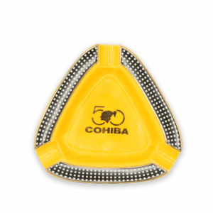 Cohiba Ceramic Cigar Ashtray - Yellow
