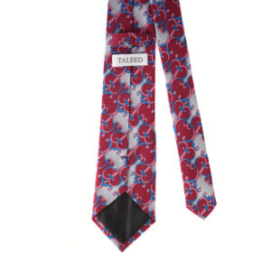 Silk Tie - Red & Blue