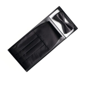 Cummerbund Bowtie Tuxedo set - Black