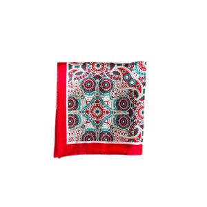 Silk Red Pocket Square