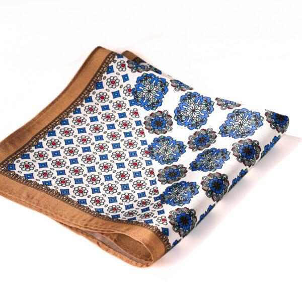 White Silk Pocket Square