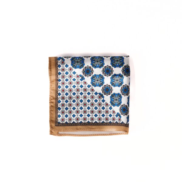 White Silk Pocket Square