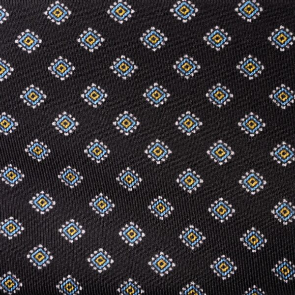 Black & Blue Silk Tie