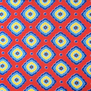 Red & Blue Silk Tie
