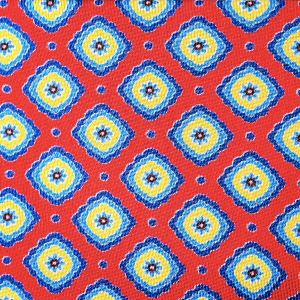 Red & Blue Silk Tie