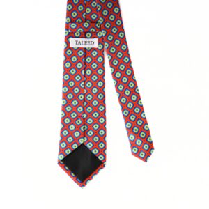 Red & Blue Silk Tie