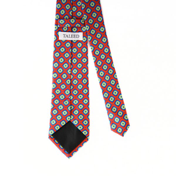 Red & Blue Silk Tie