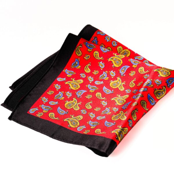 Silk Red Pocket Square