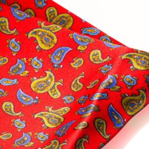 Silk Red Pocket Square