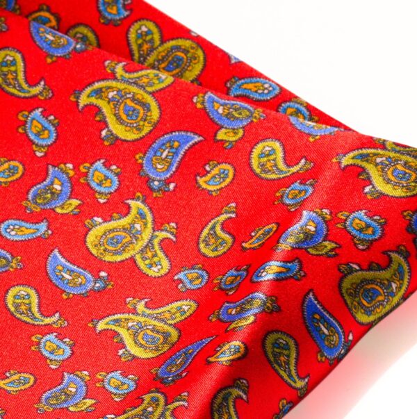 Silk Red Pocket Square