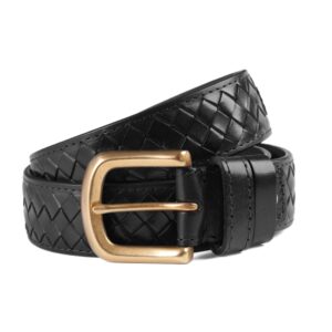 Retro fashion Leather Belt - Black