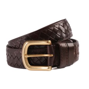 Retro fashion Leather Belt - Coffee