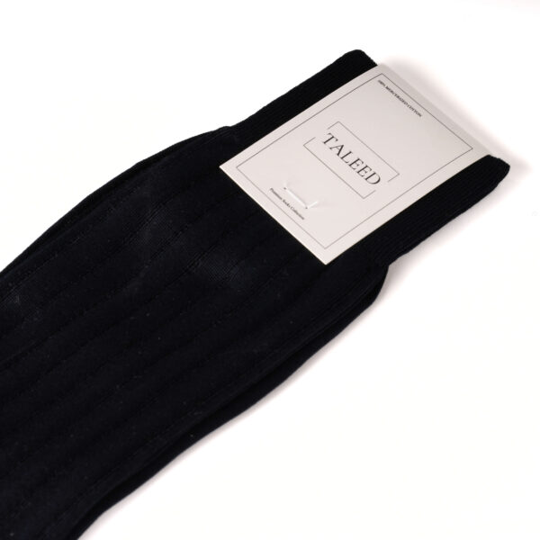 Mercerized Cotton Socks - Black