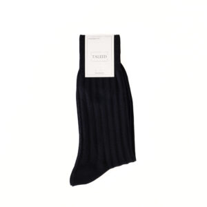 Mercerized Cotton Socks - Black