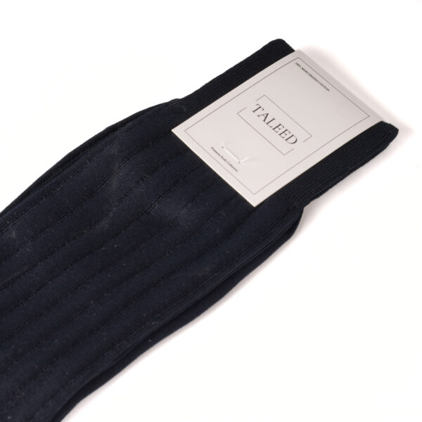 Mercerized Cotton Socks - Navy