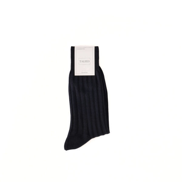 Mercerized Cotton Socks - Navy