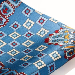 Silk Blue Pocket Square
