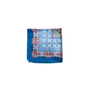 Silk Blue Pocket Square