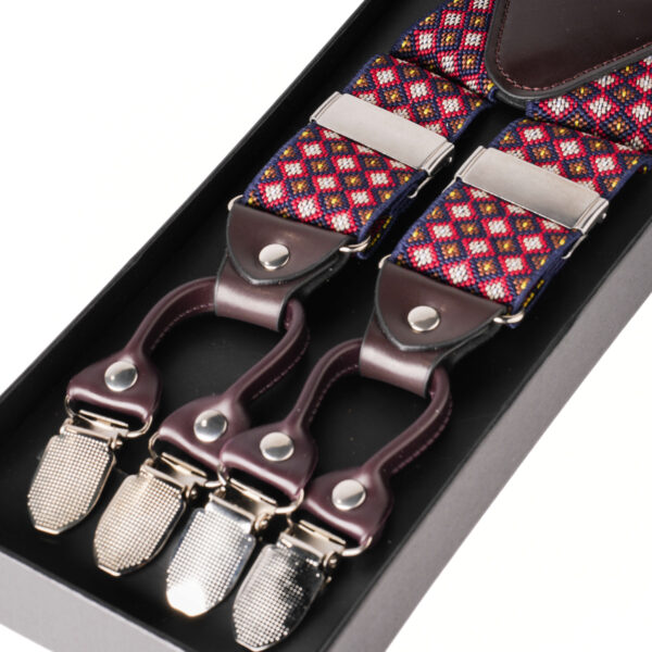 Suspender - Diamond Red