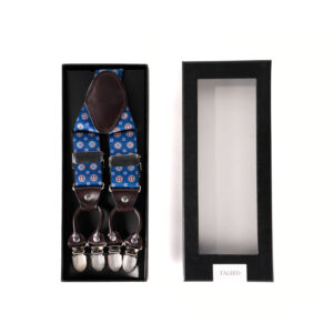 Suspender - Floral Blue