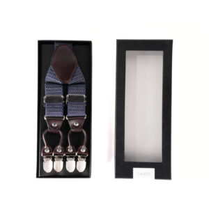 Suspender - Polka Dot Navy