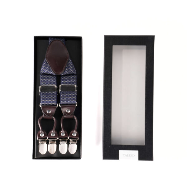 Suspender - Polka Dot Navy