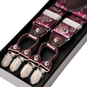 Suspender - Red Paisley