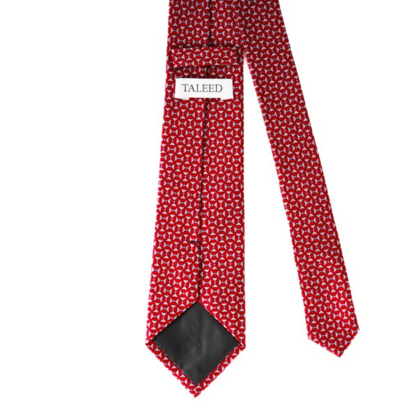 Red and Blue Silk Tie
