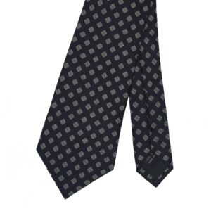 Black silk tie
