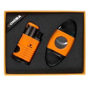 Cohiba Lighter & Cutter set - Yellow