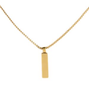 Men Necklace - gold