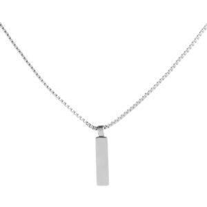 Men Necklace - Silver
