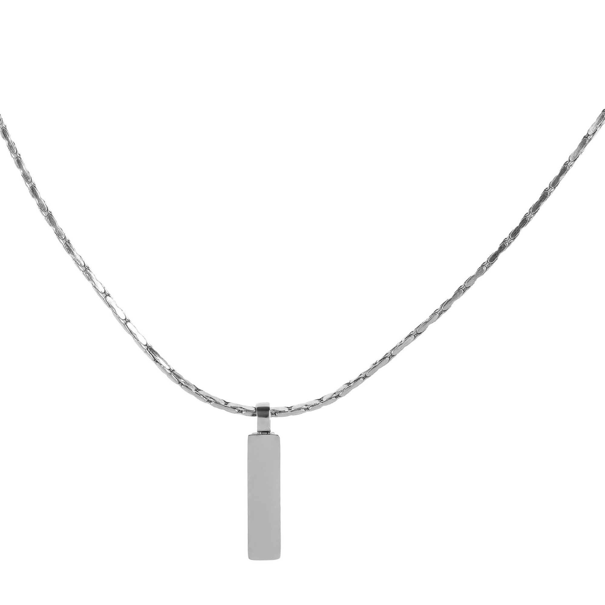 Men Necklace - Silver